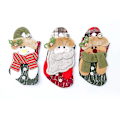 Miniatyrbillede 1 af 5: Dekorative ophæng 3 stk. af non-woven store ende gave sokker Xmas