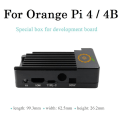 Miniatyrbillede 2 af 5: For Orange Pi 4/4b Aluminiumlegering Beskyttende Etui + Termisk Ledende Klæbemiddel Til Orange Pi Udvikling