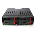 Miniatyrbilde 3 av 5: He-2006 4x2,5in Harddisk-etui Boks Internt Rack Kapasitetsutvidelse Med Led
