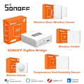 Miniatyrbilde 2 av 5: Sonoff Snzb-02 Zigbee Temperatur- og Fuktighetsensor Sanntidsvarsling