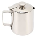 Miniatyrbilde 2 av 5: 350 ml melkeskummer i rustfritt stål med lokk - perfekt for cappuccino og kaffeskum
