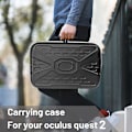 Pikkukuva 5 / 5: Kantava kova kotelo suojaava säilytyspussi laatikko kantolaukku kotelolle Oculus Quest 2 / Quest VR -kuulokkeille ja lisävarusteille