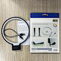 Miniatyrbilde 4 av 5: Justerbar RGB-base vertikal horisontal LED-omgivelseslysstativ for PS5-vert
