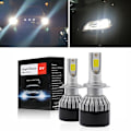 Miniatyrbilde 2 av 5: 2 stk 5000lm H7 LED-tåkelys 12v 40w Cob Bil Kjørelykt 6000k