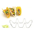 Miniatyrbilde 5 av 5: Taco-holder i rustfritt stål - U-formet design for baking og servering - 3 rister for fester og sammenkomster