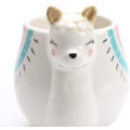 Miniatyrbillede 3 af 5: 3d Alpaca Llama Kaffe Krus Med Håndtrykte Design, Keramisk Sød Krus Håndlavet Kop Fødselsdagsgaver Til Pige