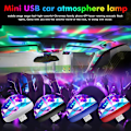Miniatyrbillede 3 af 5: 4 stk. USB Partylys Bil Atmosfærisk Lys Disco Lys Hot Field Jump DJ Discokugle Scene Lampe