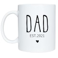 Miniatyrbilde 3 av 5: 2021 Gaver til foreldre 2 stk 11oz krus De lykkeligste gavene til pappa og mamma