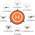 Miniatyrbillede 2 af 3: Drone Landing Pad, Universal Vandtæt Bærbar Foldbar Landing Pads Til Rc Drones Helikoptere 55cm