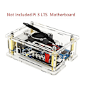 Miniatyrbillede 2 af 5: Til Orange Pi 3 Kabinet Transparent Akryl Skalboks Beskyttende Kabinet Til Orange Pi 3 Uden Blæser