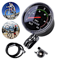 Miniatyrbillede 1 af 5: Cykelhastighedsmåler Analog Odometer Universal Cykelcomputer Mekanisk Cykling Rund Meter Måler Stopur Køreudstyr