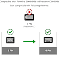 Miniatyrbilde 4 av 4: IEEE 1394 Firewire 800 til 400 Firewire Firewire 9 til 4 datakabel