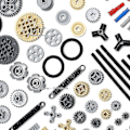 Miniatyrbillede 2 af 4: 116 stk Tekniske Gear Aksler Pin Forbindelser - Hjul Forbindelser Stativ Gear Mursten
