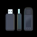 Miniatyrbillede 5 af 5: 3,5 mm lydtransmitter og -modtager trådløs USB-stikadapter Bt5.0-kompatibel