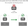 Miniatyrbillede 4 af 5: 1394 Firewire 800 til 400 Firewire Firewire 9 til 4 Datakabel 1394 Kabel 1,8m Sort