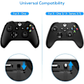 Miniatyrbild 2 av 5: Tangentbord för Xbox Series X/S-kontroll, för Xbox One/S/kontroll Gamepad, 2.4ghz Mini QWERTY-tangentbord för spelchatt med ljud/headset J