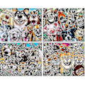 Pikkukuva 2 / 3: Masterpieces Puzzle Selfies -palapeli 4 kappaleen pakkaus (100 kpl).yt