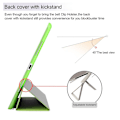 Miniatyrbild 4 av 5: Grönt iPad 2-ställ magnetiskt lätt smartfodral för Apple