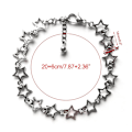 Miniatyrbillede 5 af 5: Stjernekæde Cool Girl Legering Materiale Hul Femspidset Stjerne Stablet Armbånd