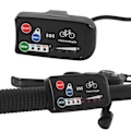 Miniatyrbillede 5 af 5: LED-display til elcykel 24V 36V 48V KT LED 880 E-cykel kontrolpanel display