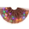 Miniatyrbillede 1 af 4: Nedsat pris! 2024 LED-pige-tutuskørter med lys - Fancy festballetkjole - Børnevenligt, elastisk taljebåndsdesign - Pailletter brown