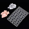 Miniatyrbillede 4 af 4: 1/16 skala miniature model mursten forme, 4 pakke simulering mursten forme diy kit til sandbord landskab -wf