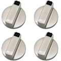 Pikkukuva 1 / 3: Kaasulieden nupit - 4 kpl 6 mm metalliset uunin ja liesi ohjausnupit