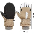 Miniatyrbillede 3 af 3: 1-3 År Gammel Baby Vinter Strikket Handsker Unisex Toddler Varme Handsker
