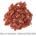 Miniatyrbillede 3 af 3: Fleksibel Negletræning Praksis Negleskærm Manicure Tilbehør Hånd Refill