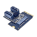 Miniatyrbilde 3 av 5: Key A + E M.2 til Sata Harddisk Adapterkort M2 til Sata3.0 Kort Jmb582 Chip