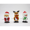 Miniatyrbilde 8 av 10: Vind opp leker for barn, vind opp gående julenissen elg vind opp leker, julegaver walking snowman