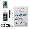 Miniatyrbillede 1 af 5: Mini Pci-e til USB-adapter med SIM-kortslot til Wwan/lte-modul