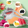 Miniatyrbillede 2 af 5: Citronpresser Saftpresser Manuel Presset Rustfrit Stål Lime Citrus Frugt Ekstraktor