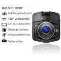 Miniatyrbilde 3 av 5: Oppgradert Dash Cam 1080p Dash Cam For Car Dashcam Med Super Night Vision, Innebygd G-sensor, Loop Recording, Parkeringsmonitor Og Bevegelsesdeteksjon