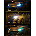 Pikkukuva 2 / 5: 2 kpl auton sisävaloa T10 W5w Rgb Led-polttimo Automaattiset välilyhdyt kaukosäätimellä