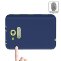 Miniatyrbilde 4 av 5: For Samsung Galaxy Tab 3 Lite 7.0 T111 Hard Gummistøtsikker Etui Deksel Navy