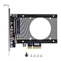 Miniatyrbild 1 av 5: U.2 till Pcie-adapter, X4 Pcie U.2 Nvme Ssd expansionskort Sff-8639 Pcie Riser