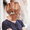 Miniatyrbillede 5 af 5: Spoof Maske - Foragt Den Lodrette Midterfinger Maske