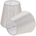 Miniatyrbillede 1 af 3: Lille lampeskærm clip-on indendørs lampeskærm retro skrivebordslampe skygge-2 pakke