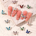 Miniatyrbillede 3 af 5: 10 stk. Neglekunst Dekoration Skinnende Tredimensionel Glans Ikke-falmende DIY Faux Krystal Manicure Håndværk D