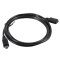 Pikkukuva 4 / 5: 1,5 m Mini USB B 5-nastainen uros-naaraskäyttöinen jatkokaapeli sovitin musta