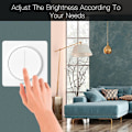 Miniatyrbillede 4 af 5: WiFi Touch Light Dimmer Switch 100-240V Smart Life/Tuya App Smart Home Fjernbetjening
