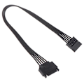 Pikkukuva 3 / 4: 30 cm SATA 15-nastainen uros-naaraskaapeli HDD SSD:lle virransyötön jatkoksi