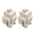 Pikkukuva 1 / 5: Cat6 Rj45 Keystone Jacks -moduuliliitin Ethernet seinälevyyn kytkentäpaneeliin
