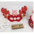 Miniatyrbild 1 av 10: Julglasögonram, Julpartytillbehör, Juldekorationer, Presenter, Små Presenter, Söta Julglasögon 3# red big antler glasses