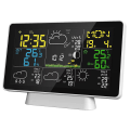 Miniatyrbild 2 av 5: Svart Fredag Wifi Väderstation Trådlös Inomhus Utomhus Hygrometer Termometer Temperatur Luftfuktighet Display Monitor Digital Väder Kompatibelecast