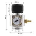Miniatyrbillede 2 af 5: 0-90 Psi Sodastream Co2 Mini Gasregulator Co2 Oplader, corny Cornelius Keg Gas Oplader til Europæisk Soda Stream Øl Kegerator