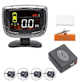 Miniatyrbild 1 av 5: LED-display backsensor PZ313 parkeringssensorsystem 4 sensorer bilparkeringssensor