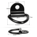 Miniatyrbilde 3 av 4: 8 stk. sorte D-ring surringskroker 63*84mm for med stativ kajakker båter kano tilhengere lastebiler biler hager