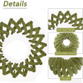 Miniatyrbilde 2 av 5: Fuglerede hårklemme Retractable Ponytail Holder Clip Expandable Plate Hårnål Donut Hårbolle Maker For Kvinner Jenter Langt Naturlig Hår Tilbehørvin